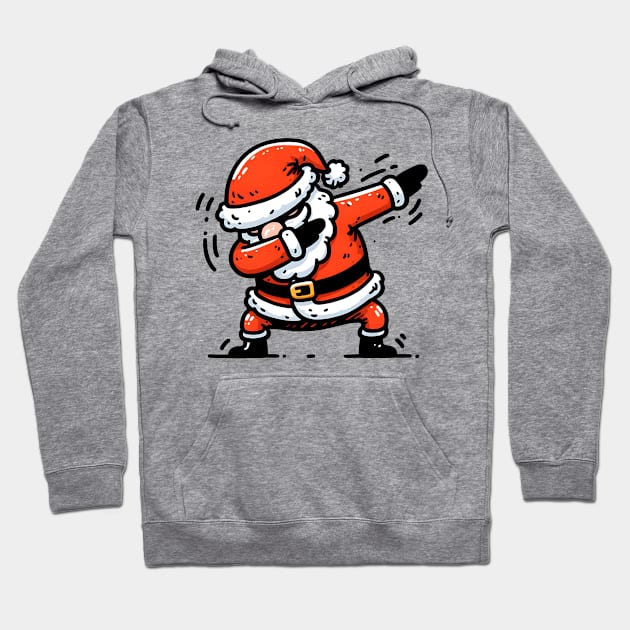 Christmas Dabbing Santa Claus Hoodie by MZeeDesigns